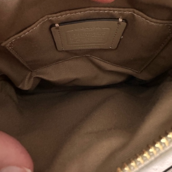 Coach CT258 Mini Rowan File Bag/Matching Wristlet with Creature Print - Picture 6 of 12